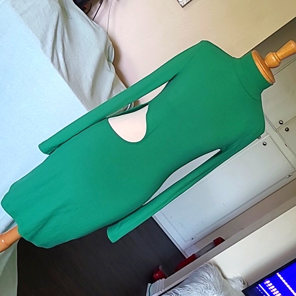 SHEIN Dress/ size M/ color green